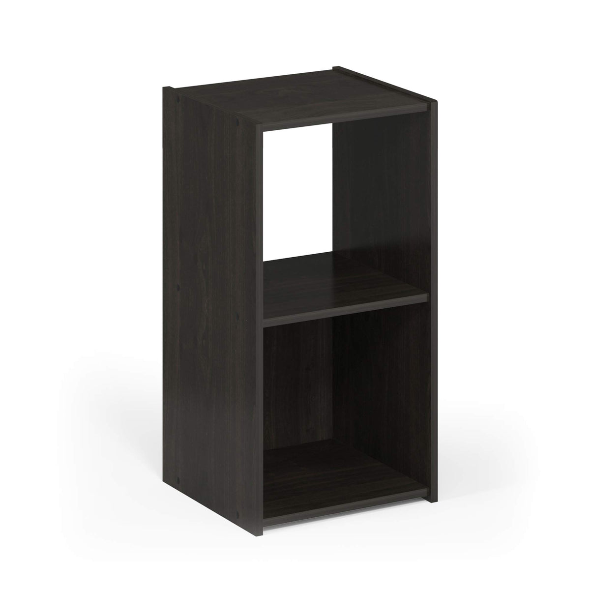 Furinno Pelli Cubic Storage Cabinet, 2x1, Espresso