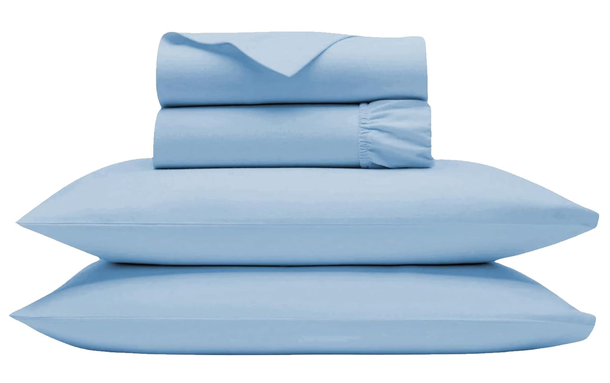Bluemoon Homes Cal King Bed Sheet Set - Super Soft 1000 Thread Count, Luxury 100 Percent Egyptian Cotton Sheets, Fits 15-18 Inch