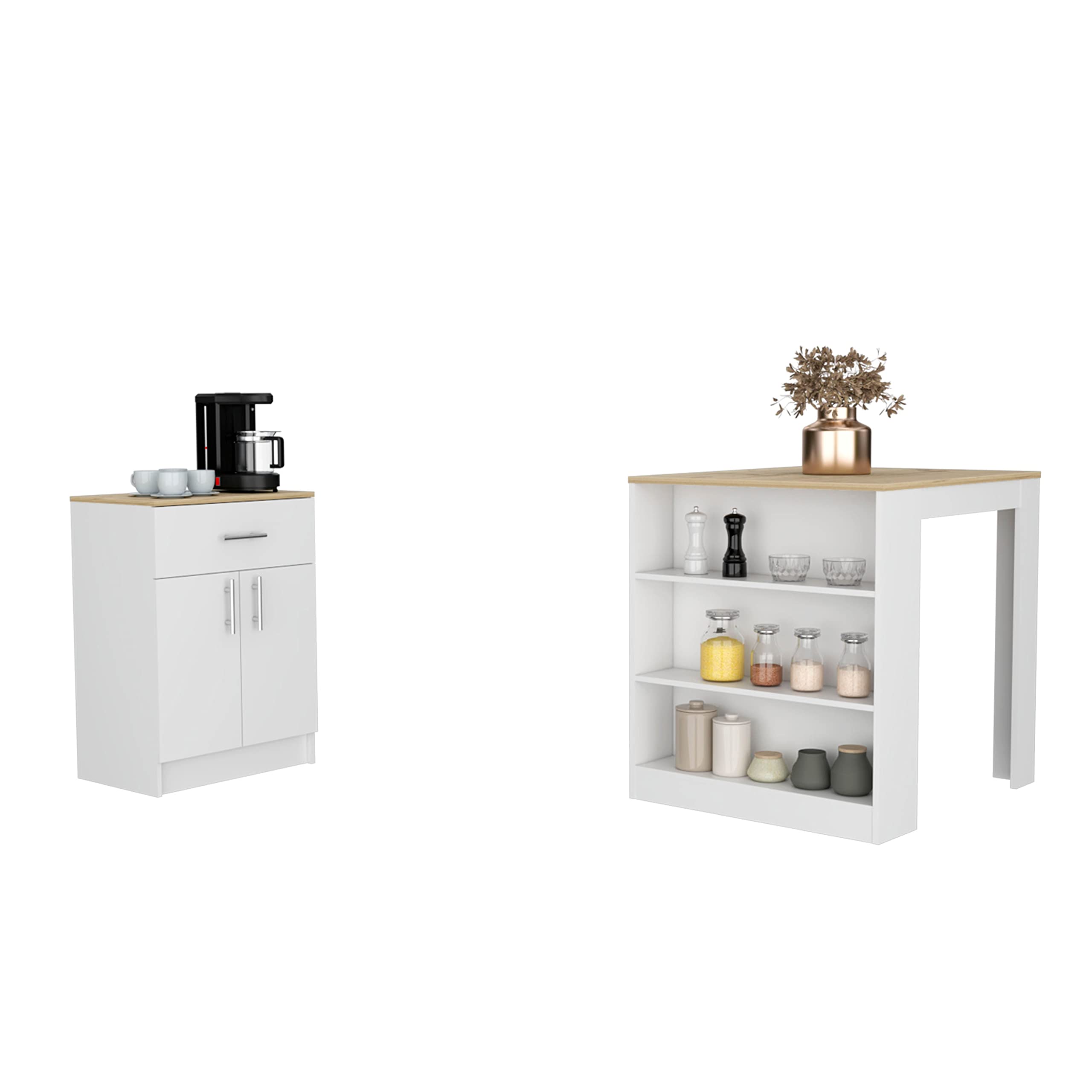Depot E-Shop Monroe 2 Piece Kitchen Set - Thumbnail 2
