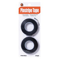 Tssart 4 Pack 1/4 Inch Pinstripe Tape - Whiteboard Tape Dry Erase Board Line Graphic Chart Adhesive Art Tape - Black 884Ft Long