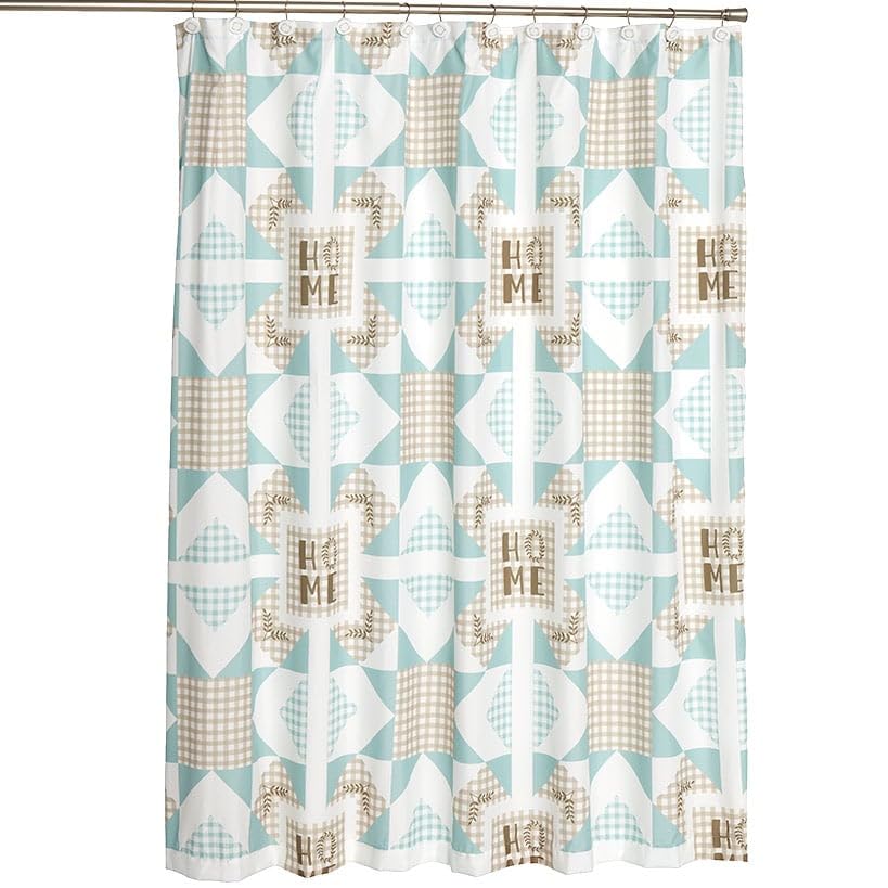 Monroe Block Check Bath Collection  Shower Curtain