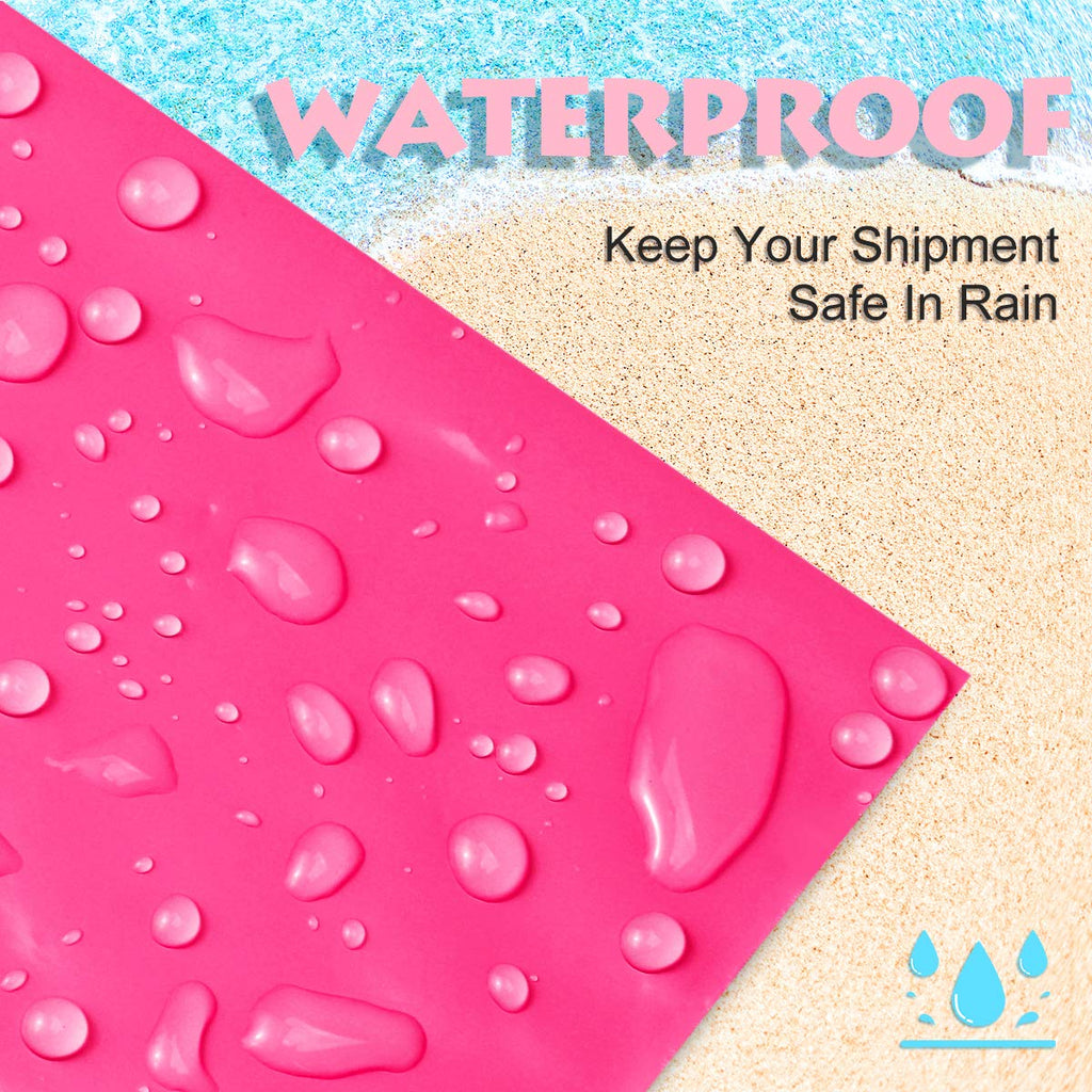 Ucgou Poly Mailers 9X12 Inch Hot Pink 200 Pack Shipping Bags #3 Strong Mailing Envelopes Boutique Packaging Postal Self Seal Adh
