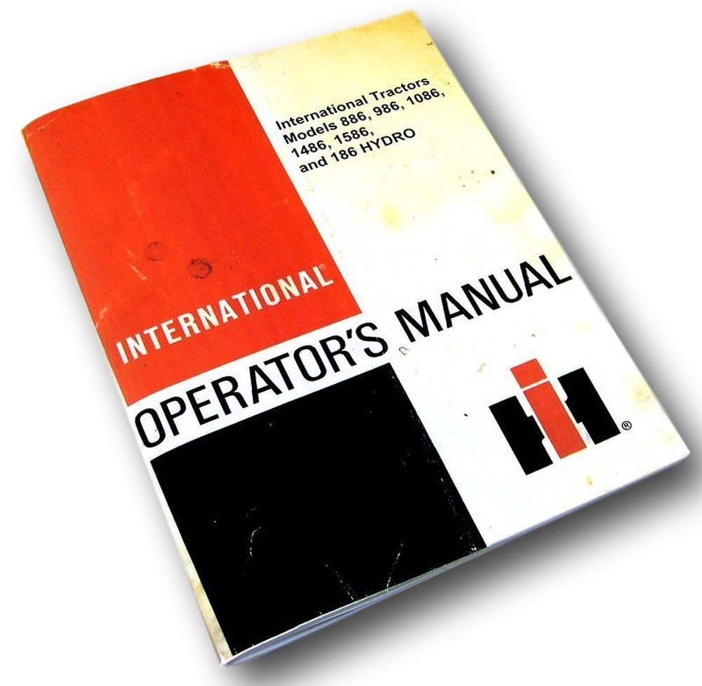 186 Tractors Operators Owners Manual Y