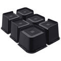 Annkut Bed Risers 4 Inch Heavy Duty, Furniture Risers For Bed Desk Table Sofa Couch,Oversized Bed Lifts Risers,Support Up To 500