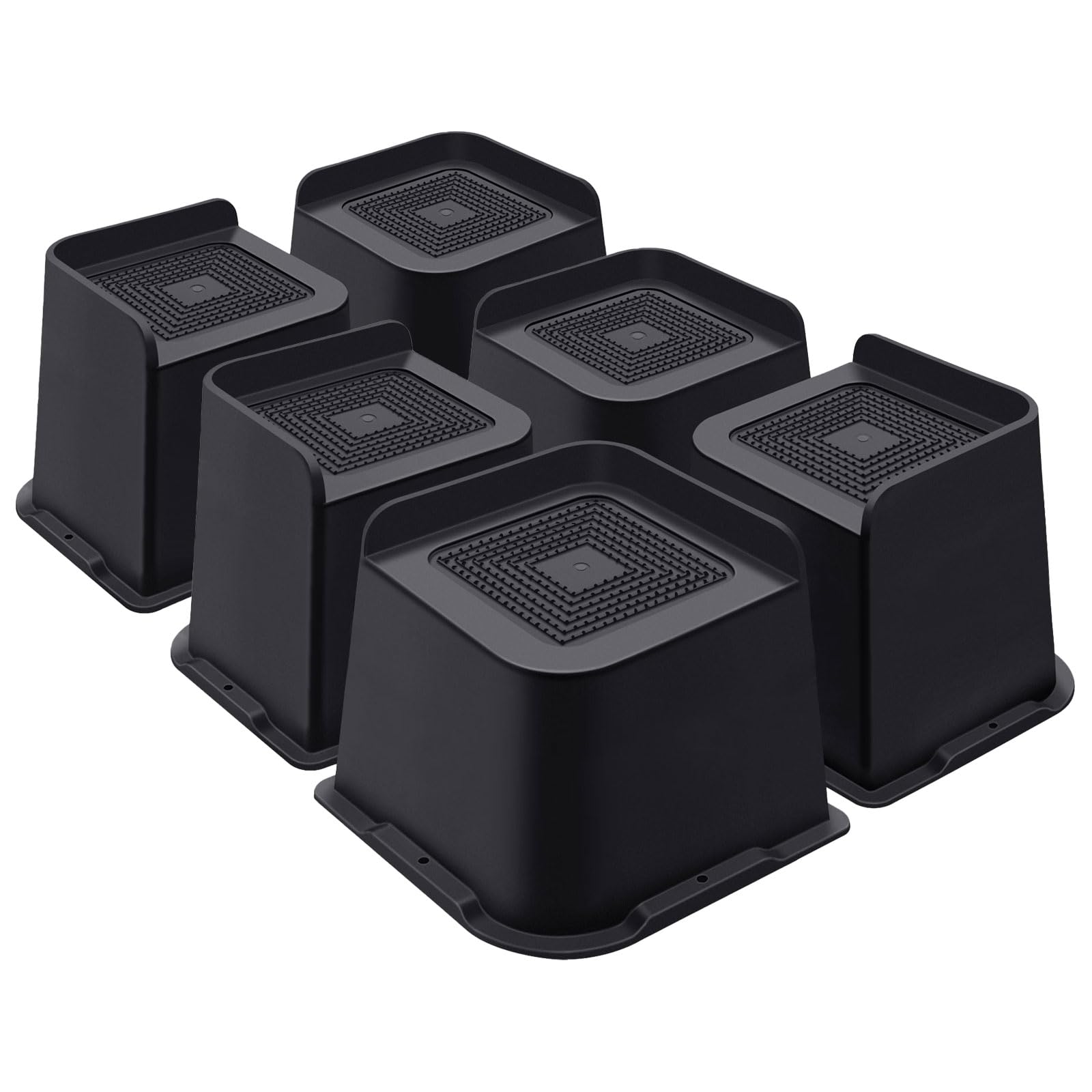 Annkut Bed Risers 4 Inch Heavy Duty, Furniture Risers For Bed Desk Table Sofa Couch,Oversized Bed Lifts Risers,Support Up To 500