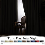 Ryb Home Closet Curtains 45 Inches, Room Darkening Curtain Drapes With Rustproof Eyelet Privcay Shades Holiday Window Treatment