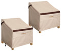 Patioasis Outdoor Chair Cover 2 Pack Waterproof Uv-Resistant 600D Durable Garden Furniture Covers For Large Chair 36 Inch Wide