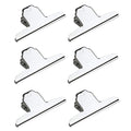 Xmhf 6Inch Large Bulldog Clip, Silver Stainless Steel File Money Binder Clips Clamps/Metal Food Bag Paper Clips For Home Office