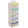 Weekly Clothes Organizer for Kids-Day of The Week Clothes Organizer for Kids-Kids Daily Clothes Organizer-Monday Friday Clothes 