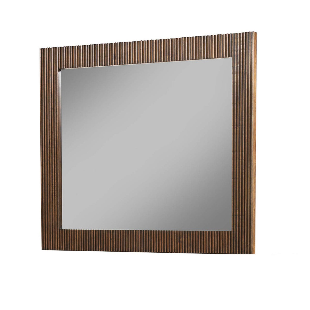 Alpine Furniture Dresser Mirror, Burgandy