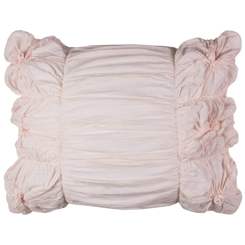 Rizzy Home | BT1392 | Polyester Comforter | 90&quot;x92&quot; Pink Solid