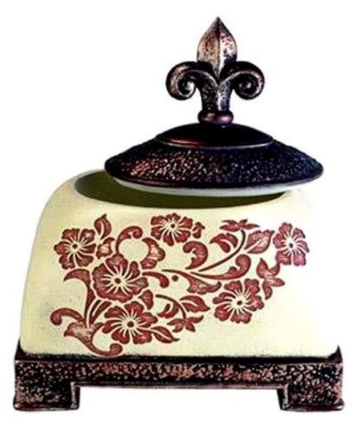 Ok Lighting Floral Decorative Box