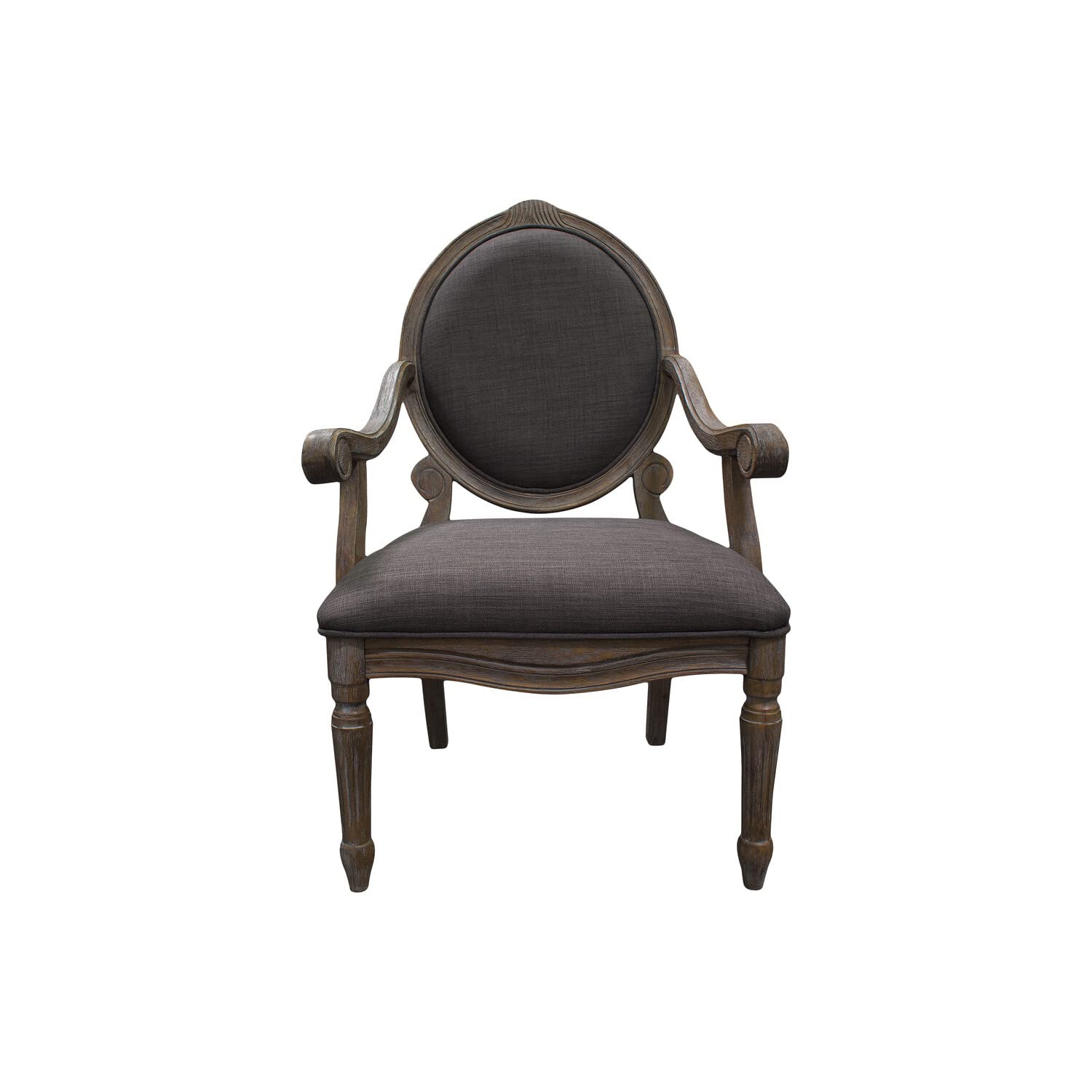 Best Master Furniture Jenni Traditional Living Room Accent Chair & Table Set 25&quot; X 23&quot; X 39&quot;