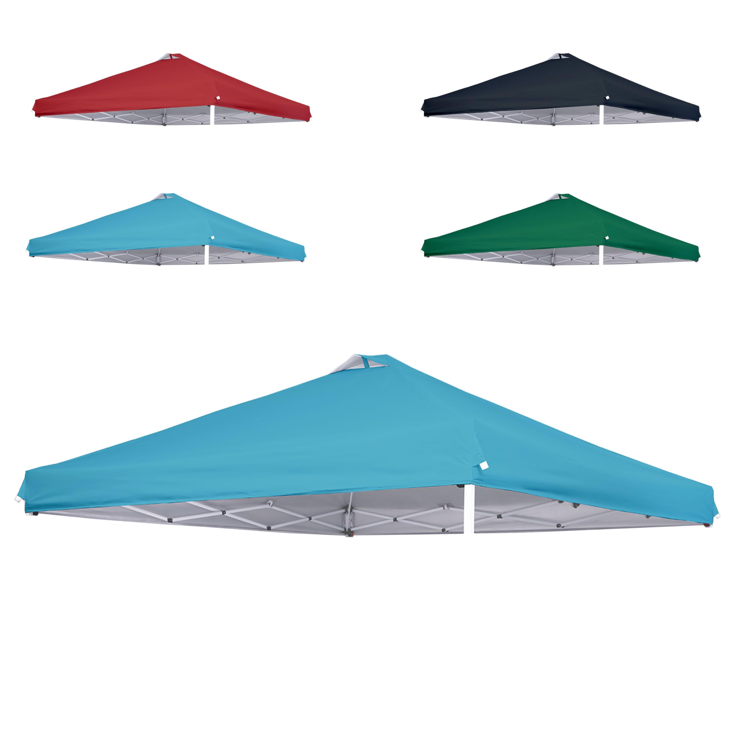 Scocanopy Replacement Top With Air Vent For 10X10 Canopy Frame, Canopy Cover Only,(Turquoise)