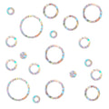 90 Pieces Static Window Clings Anti Collision Window Decals for Bird Strikes, Glass Door Window Stickers, Stop Birds Flying into