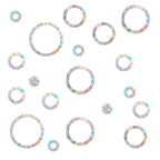 90 Pieces Static Window Clings Anti Collision Window Decals for Bird Strikes, Glass Door Window Stickers, Stop Birds Flying into