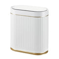 SYNCVIBE Bathroom Trash Can with Lid, 2 Gallon, Motion Sensor