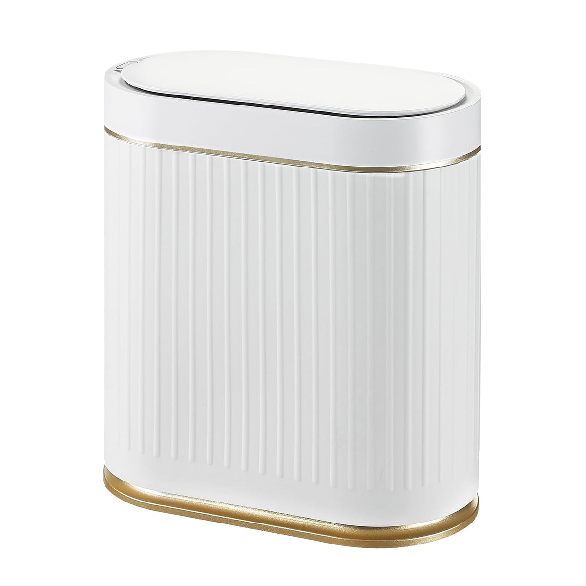 SYNCVIBE Bathroom Trash Can with Lid, 2 Gallon, Motion Sensor