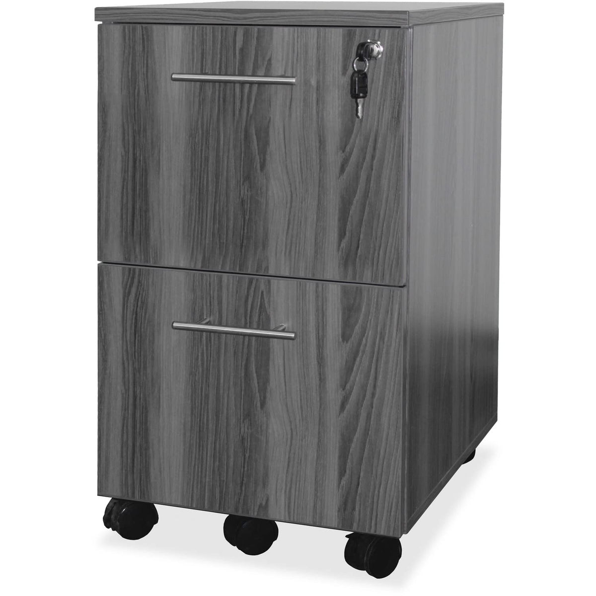 Safco Mayline Mnfflgs Medina Freestanding Mobile File Pedestal Ff, Gray Steel Laminate