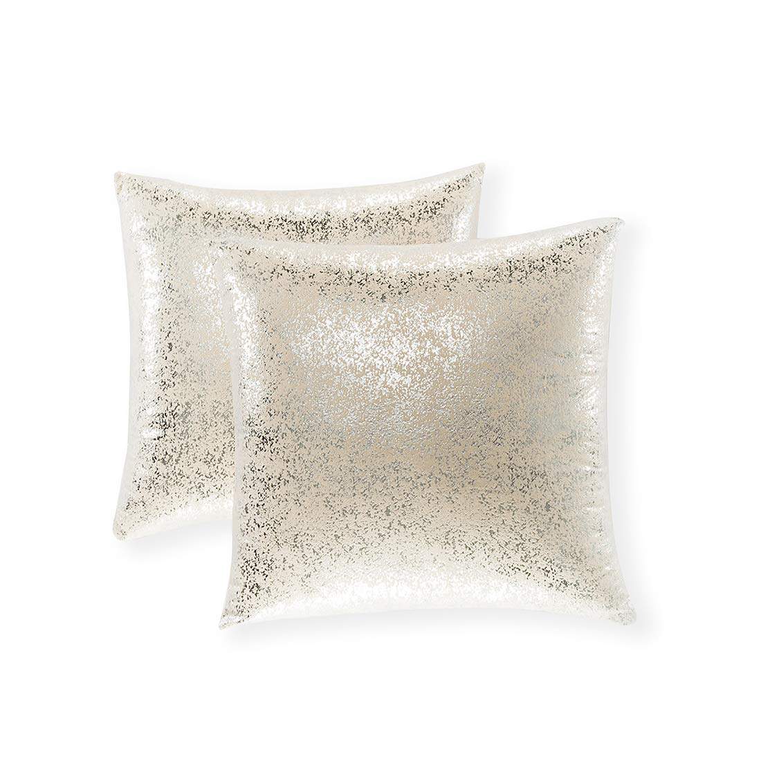 Xinrjojo Gift, Super Soft Sparkling Decorative Solid Color Cushion Cover Handmade Pillowcase With Hidden Zipper, 22'X22', 2 Pa