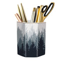 Waveyu Pencil Pen Holder For Desk, Cute Makeup Brush Holder, Desktop Supplies And Accessories For Women Students, Art Supply Cad