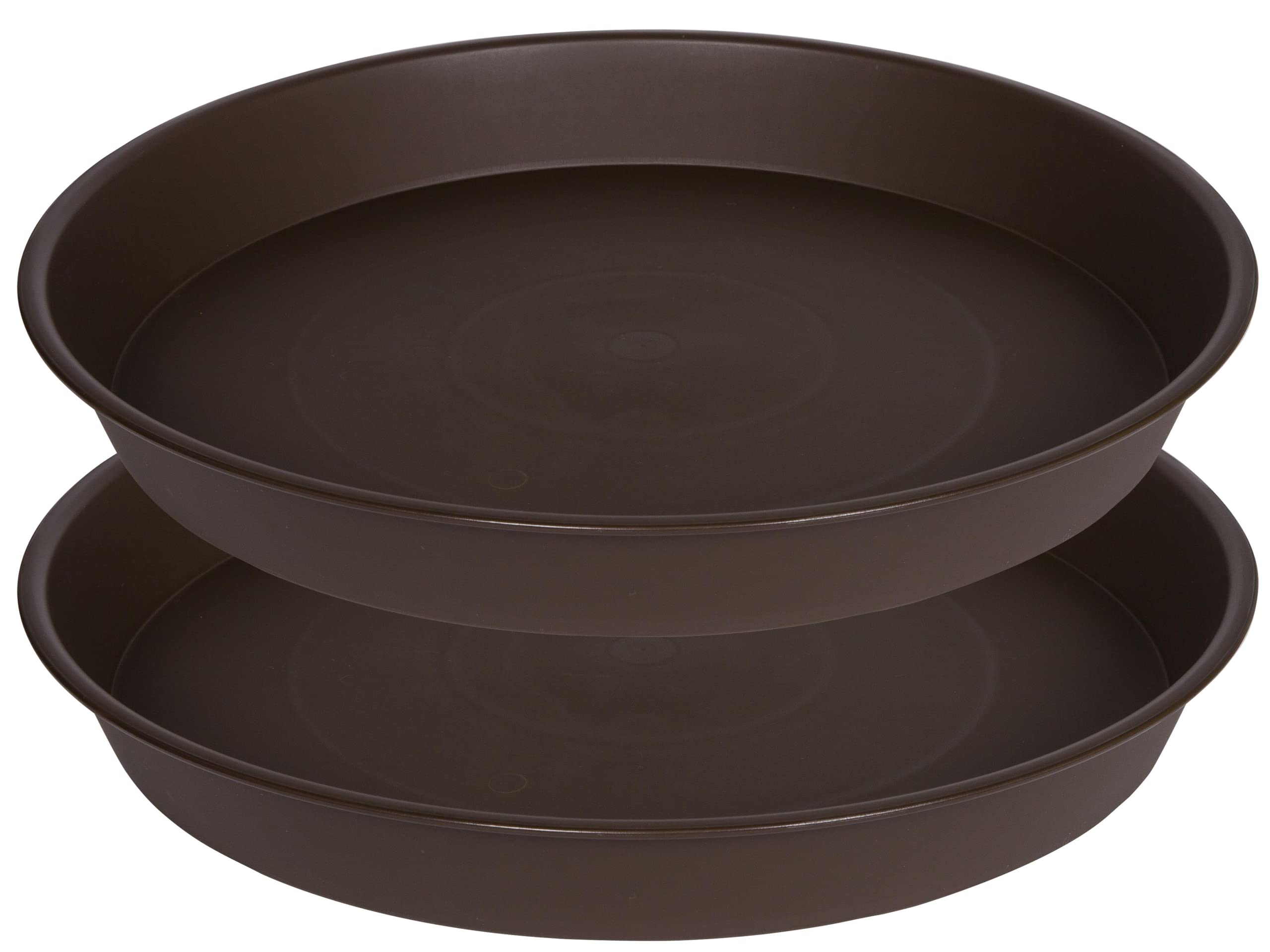 Angde 2 Pack Of 16 17 Inch Tray, Large Plant Saucer, Bird Baths Tray, Deep Durable Bird Bath Bowls Only, Birdbaths For The Garde