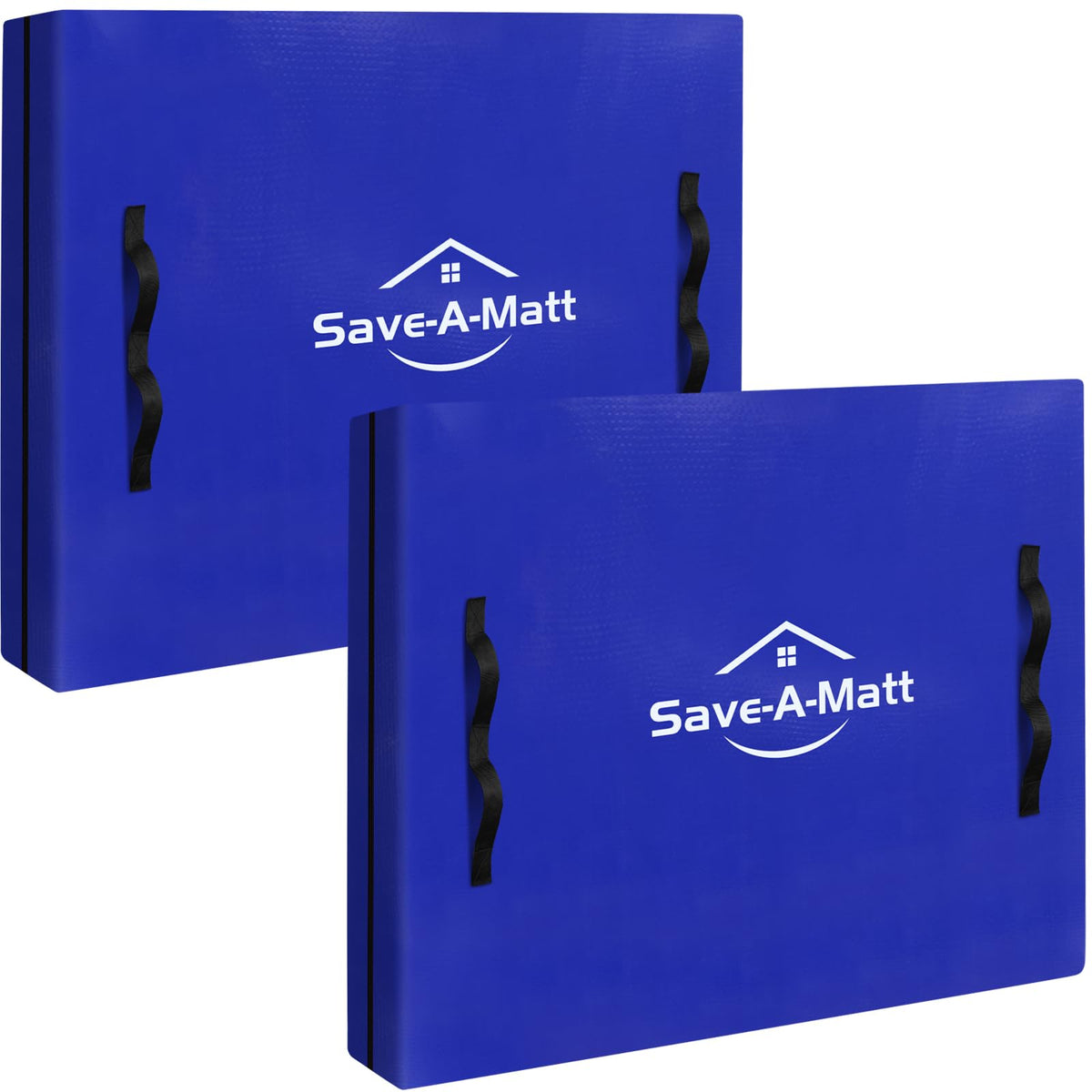 Saveamatt Mattress Bags For Moving 2 Pack - Extra Thick & Durable Queen Mattress Cover For Moving - Reusable Waterproof Tarp Mat