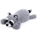 Slojkardon Raccoon Plush, 23In Weighted Raccoon Stuffed Animals, Cute Plush Toys Realistic Raccoons Body Pillow Hug Sleeping Flu