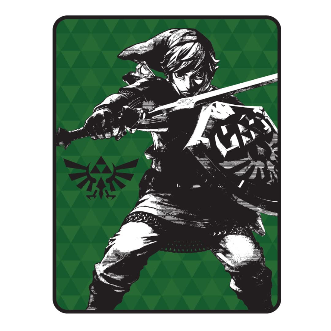 Franco Collectibles The Legend Of Zelda Retro Video Game Bedding Super Soft Micro Raschel Throw, 46 In X 60 In, (Official Licens