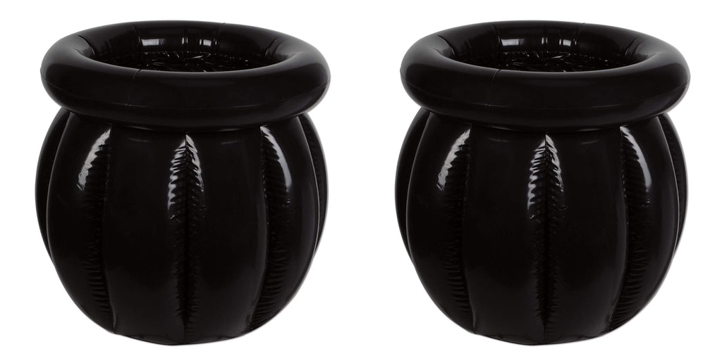 Beistle Inflatable Cauldron Coolers, 2 Pack, 18    x 22   , Each Holds approx. 48 12 oz. Cans - Drink Cooler, Drink Containers f