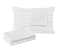 Shunjie.Home 100% Egyptian Cotton King Pillow Protectors Set Of 4, 400 Thread Count Sateen Weave White Pillowcase, Easy Care Zip