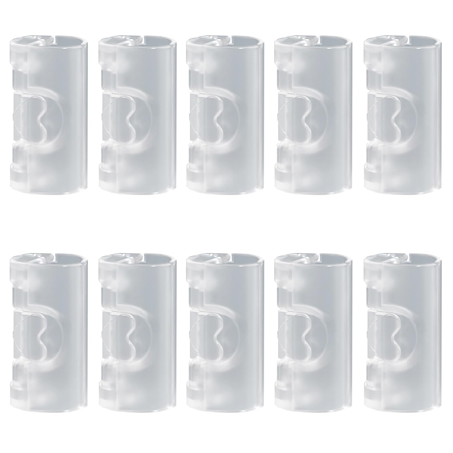 Toosunny 10 Pieces Sheet Holders, Two-Position Adjustment Bed Sheet Grippers Keeps The Bed Sheet in Place (Clear)