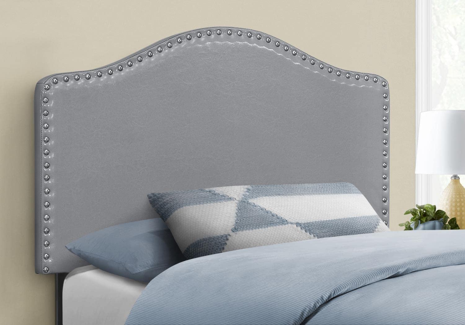 Monarch Specialties 6011T Upholstered Headboard - Thumbnail 2