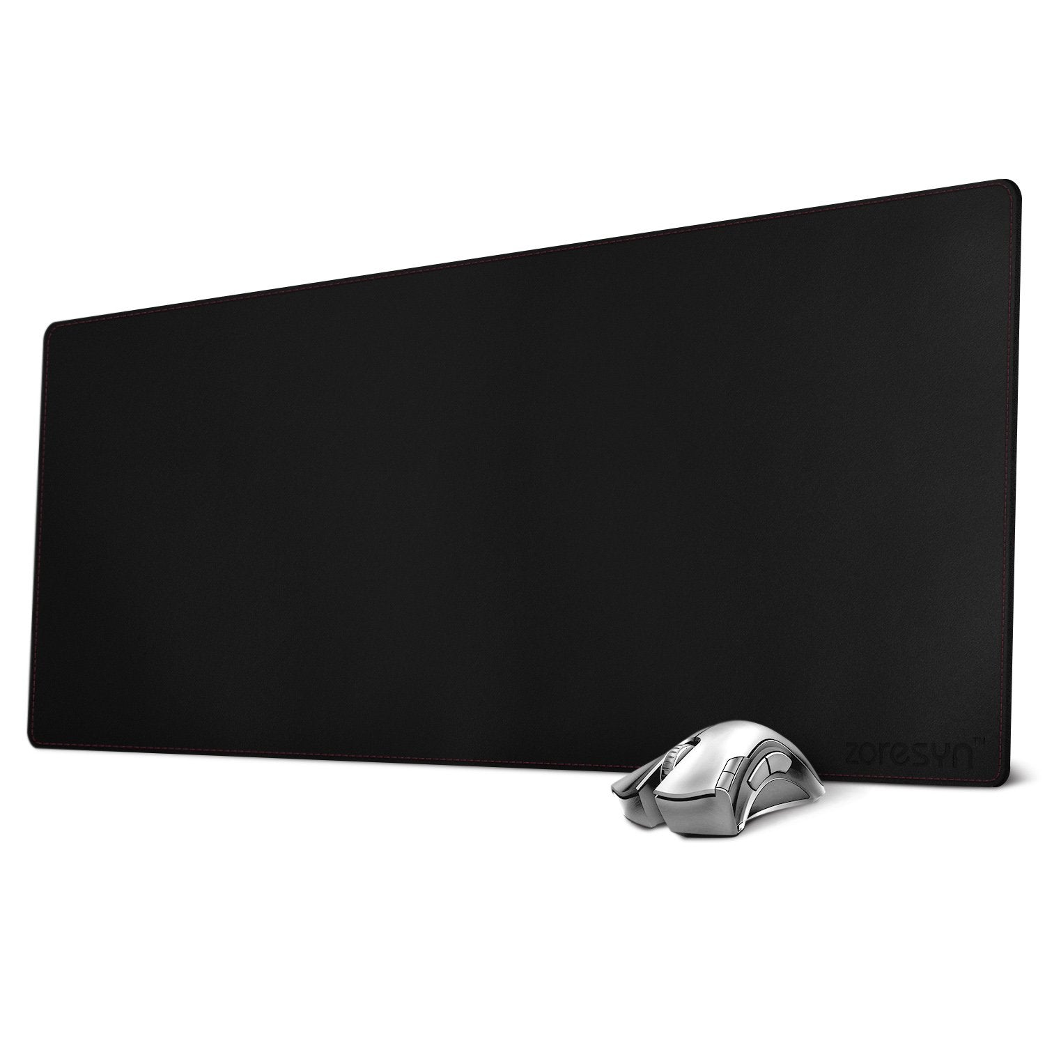 Zoresyn Xl Large Mouse Pads (35'X16') - Pu Leather Large Gaming Mousepad Desk Mat - Nonslip Base And Waterproof Desktop Keyboa
