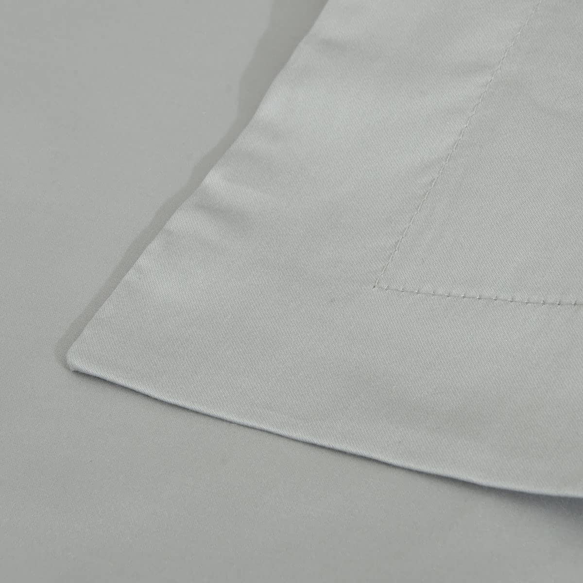 Ntbay 2 Pack 500 Thread Count 100% Egyptian Cotton King Pillow Shams, Super Soft And Breathable Oxford Pillowcases For Bed, 20X36 Inches, Light Grey