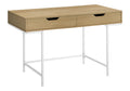 Monarch Specialties 7569 Computer Desk, Home Office, Laptop, Storage Drawers, 48 L, Work, Metal, Laminate, Contemporary, Modern 