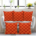 Bmrgifts Soft Fabric Decorative Designer Printed Cushion Cover Decorations For Sofa Living Room 12 X 12 Inch Set Of 5 Multi (Cc2