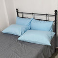 Premium Queen Pillowcases 4 Pack - Ocean Blue Standard - Ultra Soft 1800 Thread Count Microfiber- Double Brushed - Allergies Fre