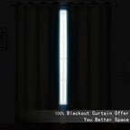 Lemomo 100% Blackout Curtains 52 X 63 Inch/Teal Curtains 2 Panels With Black Lining Room Darkening Thermal Insulated Bedroom Cur