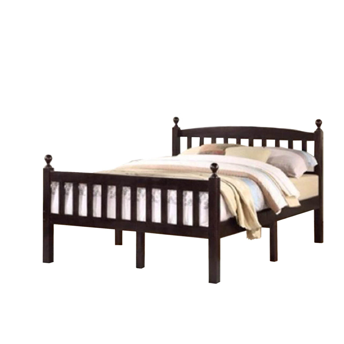 Better Home Products Paloma Solid Wood Pine Full Bed With Headboard In Natural