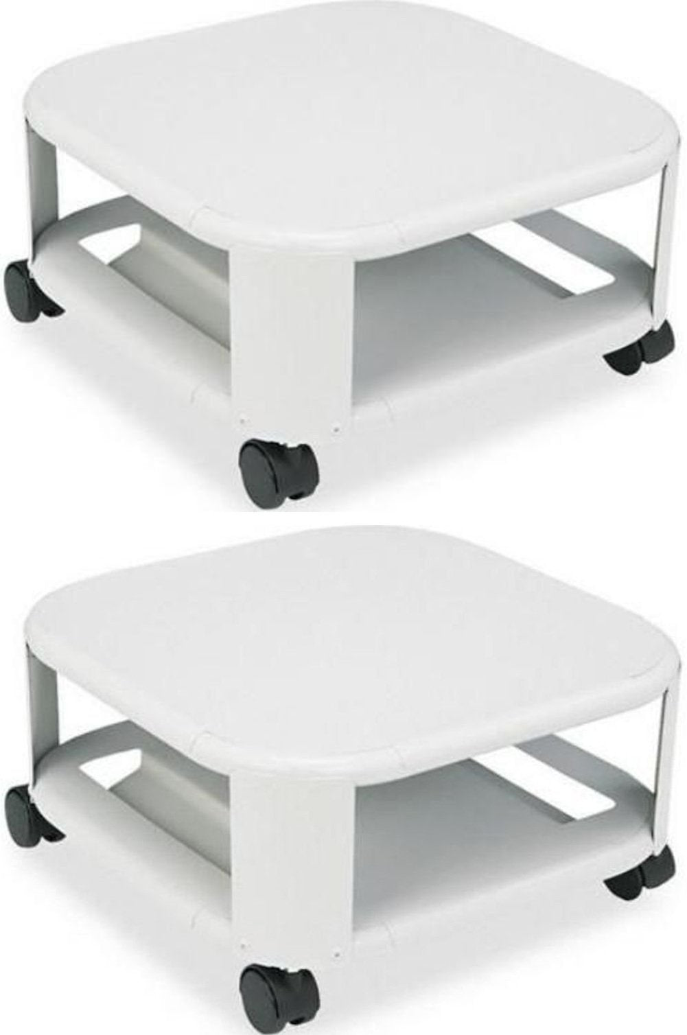 Martin Yale 24050 Master Printer Stand (Pack Of 2), Accepts Most Sizes Of Laser And Inkjet Printers With A Foot-Print Up To 18"W X 18"D, Heavy-Duty Casters, Comes With 2 Built