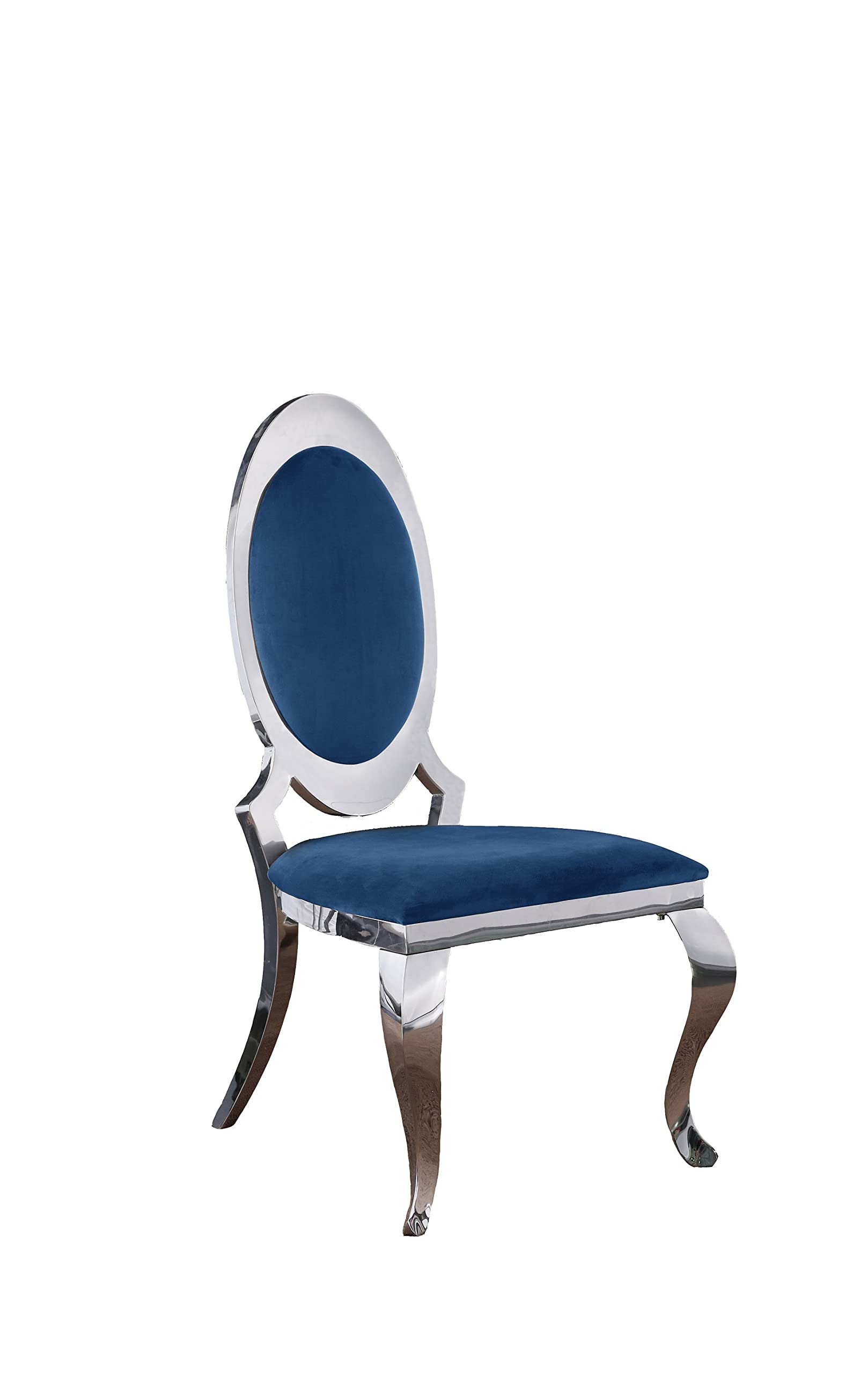 Best Quality Furniture Sc181 Dining Chairs, Navy Blue