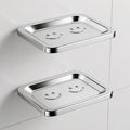 FLUSH FLOW SD001 Stainless Steel Wall Mounted Soap Dish Holder | Soap Case | Soap Stand | Soap Box | Soap Storage Rack | Soap T