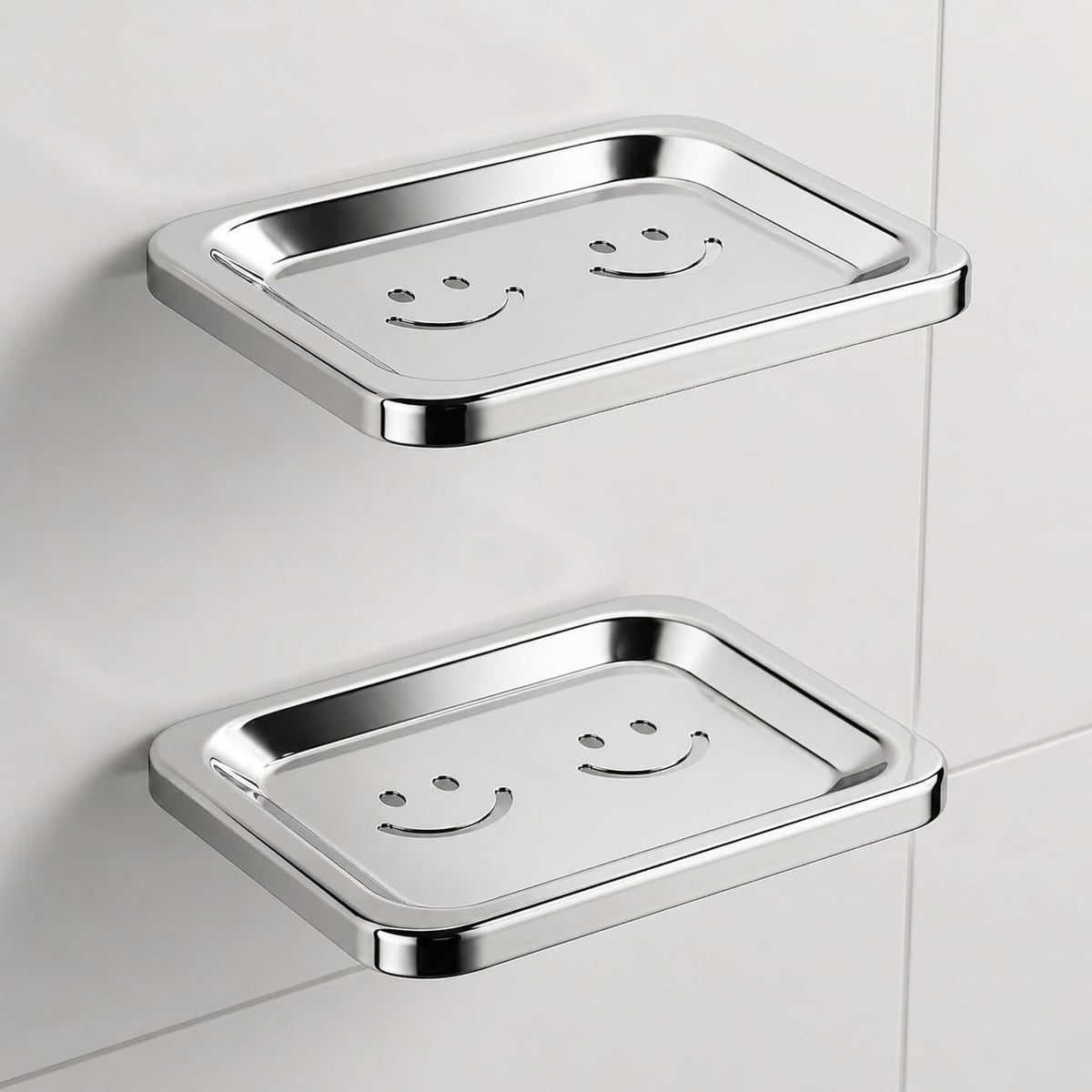 FLUSH FLOW SD001 Stainless Steel Wall Mounted Soap Dish Holder | Soap Case | Soap Stand | Soap Box | Soap Storage Rack | Soap T