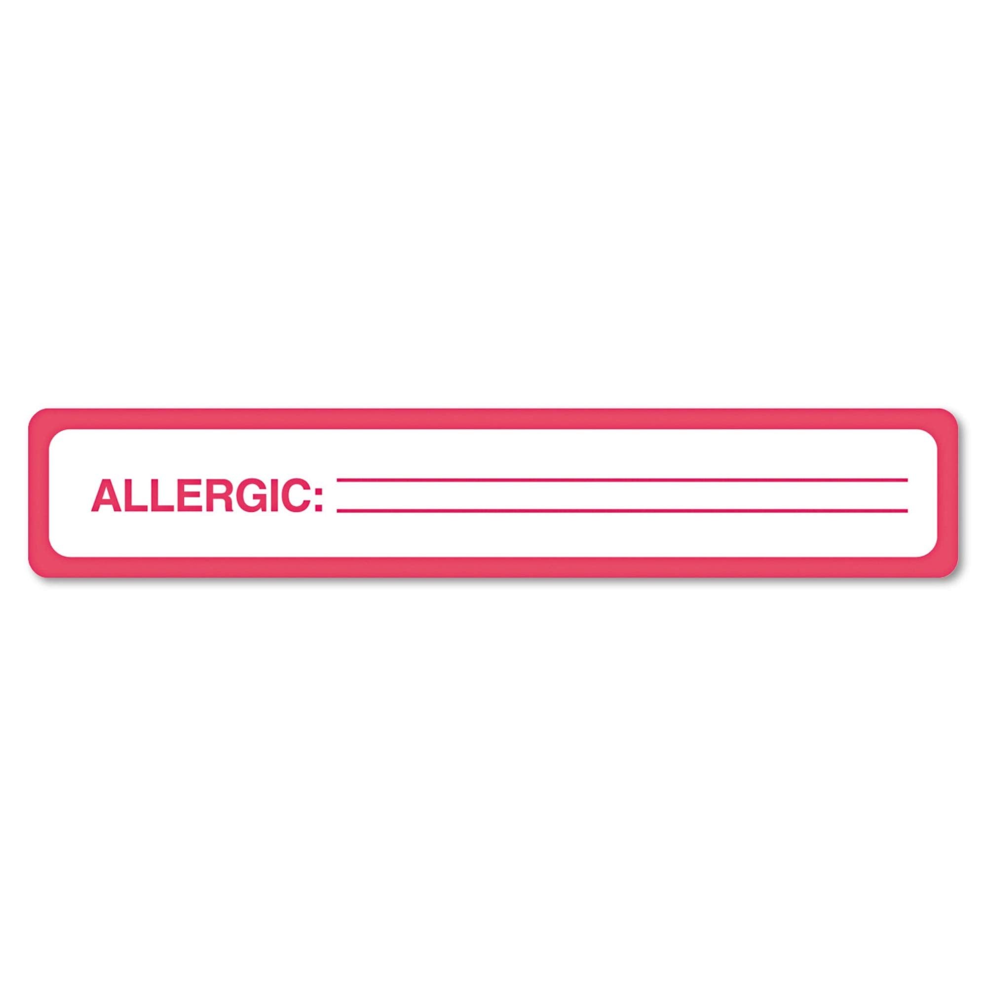 Tab40561 - Medical Labels For Allergy Warnings