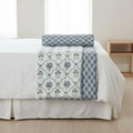 Homemonde 100% Cotton Reversible Dohar Single Bed Size | 300 Tc Ac Blanket Comforter | Soft Lightweight Bed Blanket Quilt (54 X 