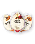Natural Cinnamon Spice Soy Wax Melts Variety Pack - 3 Highly Scented 3 Oz. Bars - Apples & Cinnamon, Cinnamon Bark, Cinnamon Van