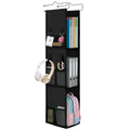LOVEGRASS 3 Shelf Locker Organizer, Locker Shelf with Side Pockets, Black