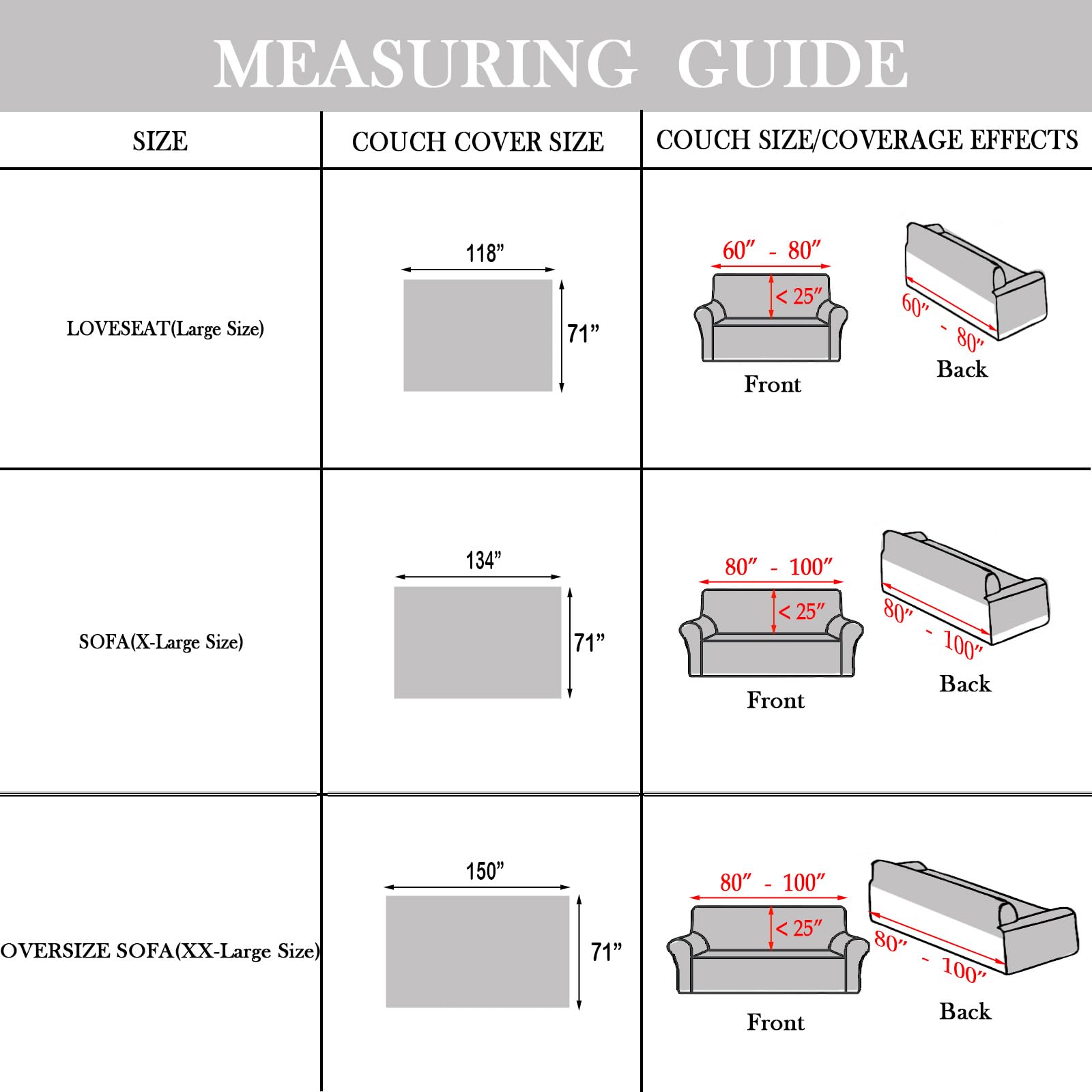 Handontime Grey Sofa Cover For Couch Boho Couch Cover For 3 Seat Couch Dog Couch Cover Love Seat Couch Covers Light Grey Sofa Sectional Cover 71' X134' Tassel Chenille Herringbone Sofa Covers