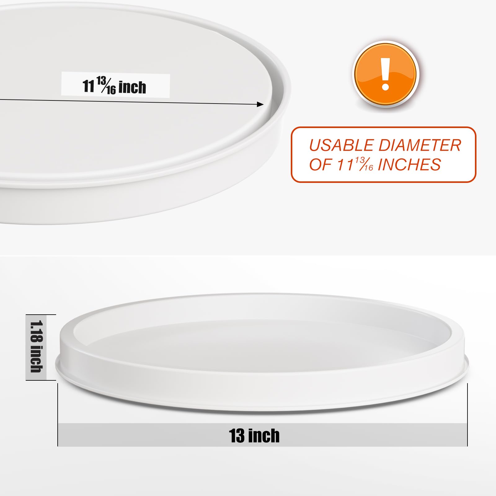 Hgf Bathroom Tray For Sponge And Soap, 13 Inch Metal Iron Round Decorative Tray For Kitchen Sink Dining Centerpiece Countertop O